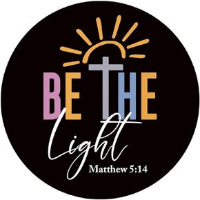 Mouse Pad Christian Gifts for Women, Inspirational Christian Mouse Pads for Teen Girls, Office Desk Accessories, Be The Light Matthew 5:14, 8.7x8.7 Inch