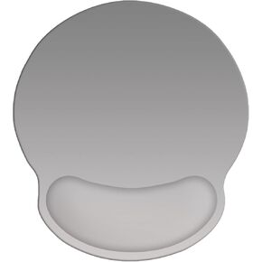 Mouse Pad with Wrist Rest, Ergonomic Gaming Mouse Pad, Comfortable Mouse Pads for Computer, Laptop, Office & Home, Easy Typing & Pain Relief, 9.8 X 8.8 Inch (White)