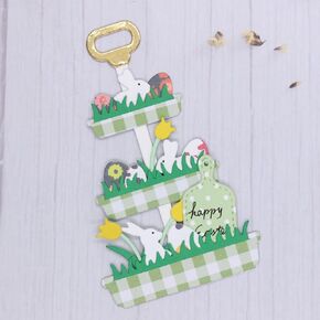 KSCRAFT Easter Tiered Tray Cake Stand Metal Cutting Dies Stencils for DIY Scrapbooking Decorative Embossing DIY Paper Card