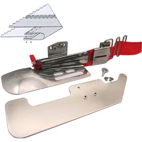 العلامة التجارية CKPSMS-#795824025+KP-104 FITS for Janome Coverpro 900،1000،000CP ، 1000CPX ، 2000 Base Plate & Binder (B) مرفق (حجم قطع الشريط 1-5/8 "~~ حجم النهاية 1/2")