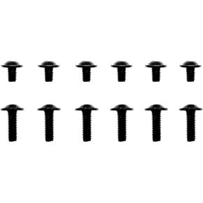 AMORIL Flange Button Head Hex Screw, M2.5 * 4 & M2.5 * 8 for RC Brushless Truck Mini 1/10 RZ001G-A,Part Number R11105