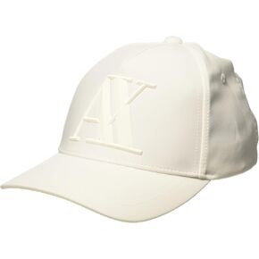 Armani Exchange Men's 3D Rubber Ax Tonal Logo Hat
