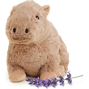 Warmies Microwavable & Weighted Stuffed Animals, Capybara - Heated Stuffed Animal Plushie for Warmth & Comfort - Cute Soft Plush Toys for Adults & Children (Boys, Girls, Babies & Toddlers)
