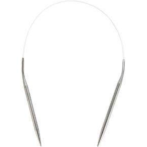0 Gauge Knitting Needles Circular 32-inch Stainless Steel Knitting Needles Metal Circular Knitting Needles 2mm(1PCS)
