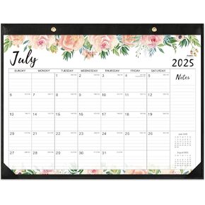 2025-2026 Desk Calendar - Jul 2025 - Dec 2026, 18 Months Large Monthly Desk Calendar, 14.6" x 11.5", Desk Pad, Large Ruled Block, to-do List & Notes, Best Desk/Wall Calendar for Planning or Organizing