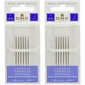 DMC Chenille Hand Needles, Size 24 6/Pkg
