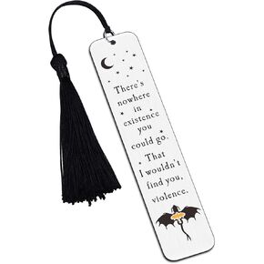 Fourth Wing Merch for Women Men, Fourth Wing Bookmark, Dragon Bookmark for Boys Girls, Book Accessories for Book Lover, Birthday Gift for College Student, Bookish Items, Book Marks for Reading Men