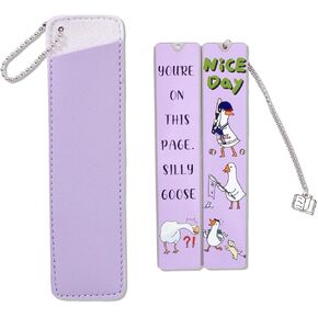 Cute Metal cat Bookmark,A Bookmark with a Unique Two Sided Pattern is a Gift for Book Lovers,Suitable for Fun Bookmarks for Women and Men