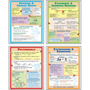 McDonald Publishing Algebra Poster Set (P169)