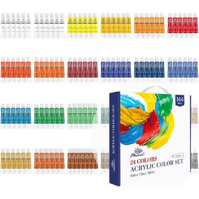 PHOENIX Skin Tone Acrylic Paint, 6 Colors x 2 Fl Oz / 59ml Flesh Colored Model Paint Set, Plastic Miniature Figures Paints for Adults, Art Supplies for Canvas Painting in Kuwait