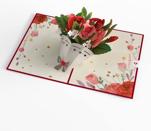 Lovepop Happy Anniversary Card | Just for the Record 3D Pop-Up Card for Wife, Husband, or Couple | Unique Retro & Funny Gift in Kuwait