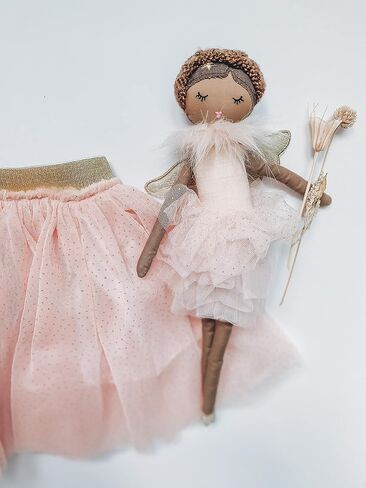 Mon Ami Adele Small White Angel Stuffed Doll - 15 "، دمية رائعة ومحبوبة ، استخدم كصديقة للألعاب أو ديكور الغرفة ، هدية رائعة للأطفال من جميع الأعمار in Saudi Arabia