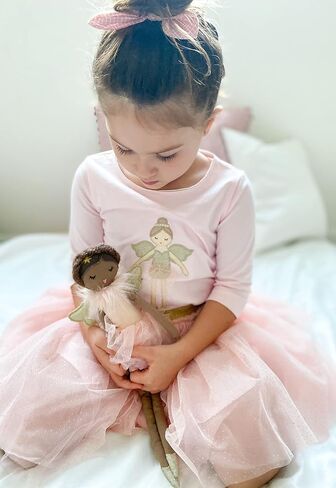 Mon Ami Adele Small White Angel Stuffed Doll - 15 "، دمية رائعة ومحبوبة ، استخدم كصديقة للألعاب أو ديكور الغرفة ، هدية رائعة للأطفال من جميع الأعمار in Saudi Arabia
