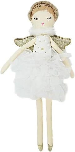 Mon Ami Adele Small White Angel Stuffed Doll - 15 "، دمية رائعة ومحبوبة ، استخدم كصديقة للألعاب أو ديكور الغرفة ، هدية رائعة للأطفال من جميع الأعمار in Saudi Arabia