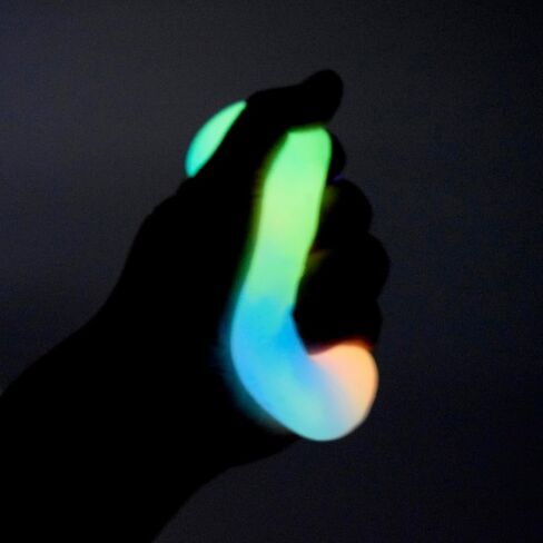 Glow in The Dark Slime Kit 6 Pack, Neon Blue, Green, Pink, Yellow Colors, Non Sticky, Glowing Galaxy Slime Kit for Kids, Kids Party Favors, Goody Bag Fillers, Stress Relief Toys, Holiday Supplies in Saudi Arabia
