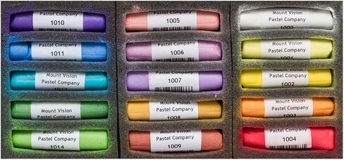 Mount Vision Soft Pastel : Set of 15 : Iridescent Colours in Saudi Arabia