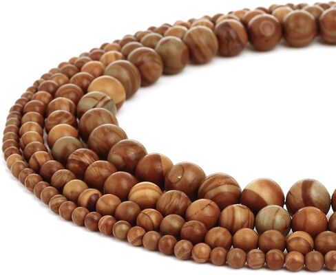 RUBYCA Wholesale Natural Pyrite Gemstone Round Loose Beads for DIY Jewelry Making 1 Strand - 6mm in Saudi Arabia