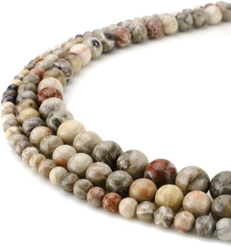 RUBYCA Wholesale Natural Pyrite Gemstone Round Loose Beads for DIY Jewelry Making 1 Strand - 6mm in Saudi Arabia