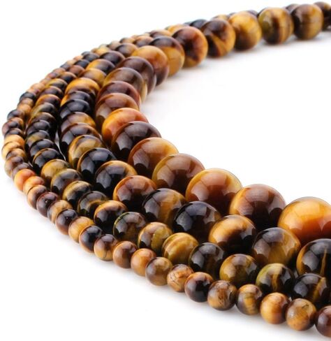 RUBYCA Wholesale Natural Pyrite Gemstone Round Loose Beads for DIY Jewelry Making 1 Strand - 6mm in Saudi Arabia