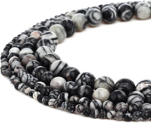 RUBYCA Wholesale Natural Pyrite Gemstone Round Loose Beads for DIY Jewelry Making 1 Strand - 6mm in Saudi Arabia