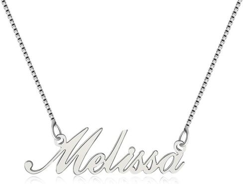 925 Sterling Sliver Custom Name Necklace Personalized Initial Necklaces Pendant Jewelry Gift for Her (Anna) in Kuwait
