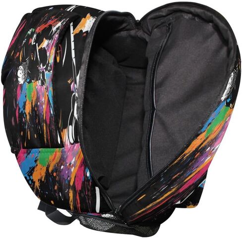 ALAZA Ice Hockey Player on Black Backpack Daypack School Bag Travel Shoulder Bag for Students Boys Girls in Saudi Arabia