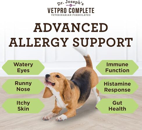 VETPRO أكمل دعم الدكتور جوزيف للحساسية المتقدمة ودعم الحكة للكلاب ، 60 عددًا in Kuwait