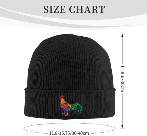 Black Mushroom Beanie Hat Winter Embroidered Knit Cap for Men Women in Saudi Arabia