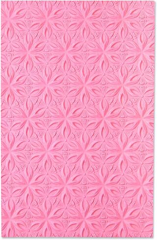 3-D Textured Impressions Embossing Folder Geometric Flowers in Saudi Arabia
