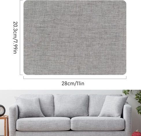2pcs 8 * 11 بوصة تصحيح أريكة إصلاح النسيج ، تصحيح إصلاح الأريكة ذاتيا مع الغراء القوي ، تصحيح إصلاح للأريكة ، أكياس حمل ، مقاعد السيارة ، الأثاث ، إلخ (أسود) in Kuwait