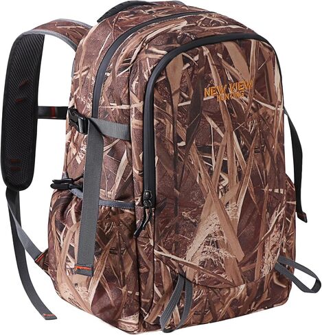 NEW VIEW 30L Camo Hunting Bag for Kids & Youth, Men Small Lightweight Backpack with 11 Pockets, Water Resistant Day Pack for Boys & Girls, Bird Watching, Travel, Hiking, Camping-New Camo in Saudi Arabia