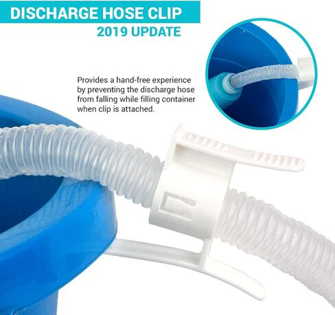 Tera Pump 2 Pack Extra Long 10 Ft Fish Clave Cleaner Siphon - مضخة مياه يدوية لأحواض السمك 10 جالون - تخطي الماء الخالي من BPA. in Kuwait