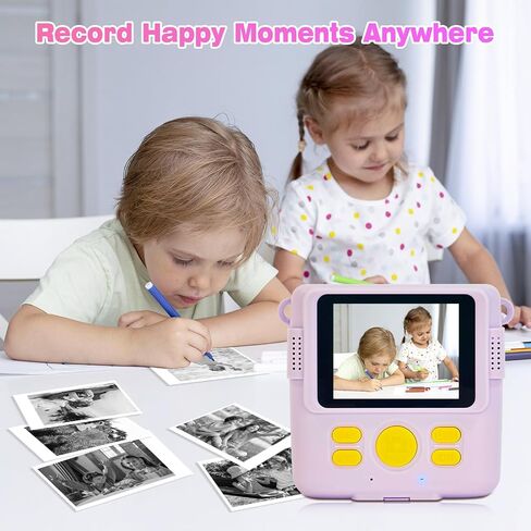 20 Rolls Instant Camera Refill Print Paper for Kids, Photo Printer HD Printing Thermal Print Paper Rolls Fit for Most Kids Instant Camera (White-20) in Saudi Arabia
