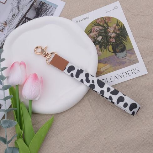 Flower Key Lanyard for Women Girls Keychain Wristlet for Car Key Chain Wristlet Bracelet for Female Girl Key Fob Wrist Strap for ID Badge Long Distance Gift for Wife Girlfriend in Kuwait