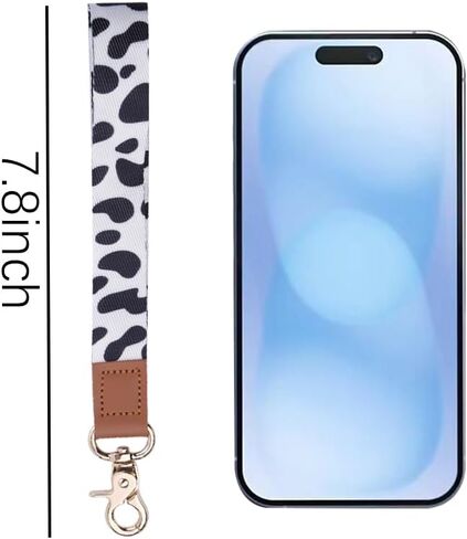 Flower Key Lanyard for Women Girls Keychain Wristlet for Car Key Chain Wristlet Bracelet for Female Girl Key Fob Wrist Strap for ID Badge Long Distance Gift for Wife Girlfriend in Kuwait