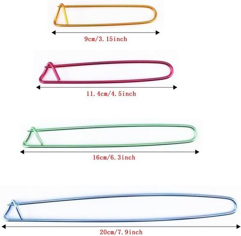 200pcs ملونة الحياكة غرزة عداد الحياكة نسج الكروشيه قفل علامات غرزة غرزة مقطع الإبرة in Kuwait