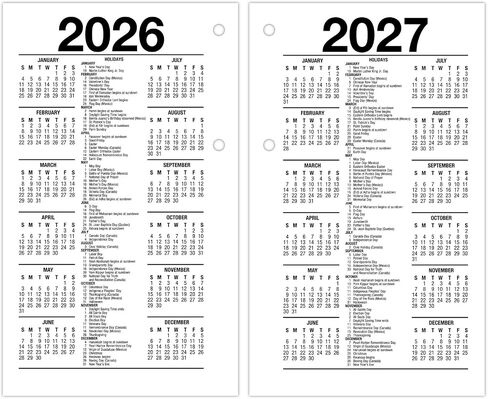 AT-A-GLANCE 2025 CALLENDAR CALENDAR DELLENDAR ، يوميًا ، 3-1/2 "× 6" ، قياسي ، فضفاضة (E717T5025) in Kuwait
