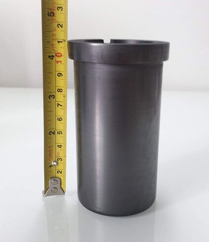 OTOOLWORLD 99.9% Pure Graphite Crucible Metal Melting Gold Silver Scrap Casting Ingot Mould (5kg Graphite Crucible) in Kuwait