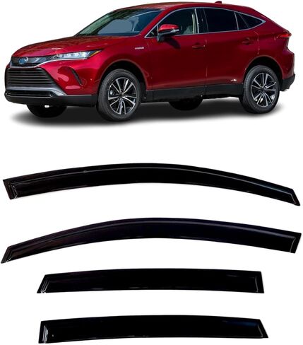 Side Window Visor Sun Deflector Rain Guard Vent Shade Fits Toyota Camry 2018-2024 in Saudi Arabia