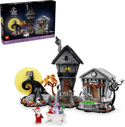 LEGO Disney Tim Burton's The Nightmare Before Christmas Decor - Building Set for Adults for Display, Ages 18+ - Collectible DIY Craft for Fans of Iconic Movie with Minifigures Included - 21351 in Saudi Arabia