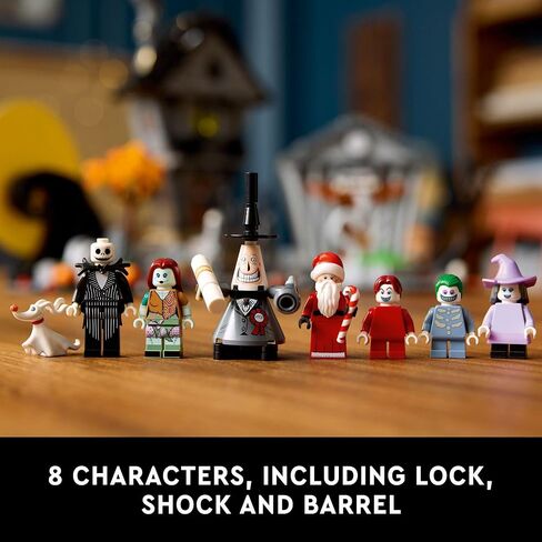 LEGO Disney Tim Burton's The Nightmare Before Christmas Decor - Building Set for Adults for Display, Ages 18+ - Collectible DIY Craft for Fans of Iconic Movie with Minifigures Included - 21351 in Saudi Arabia