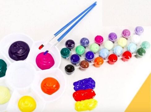 طلاء DIY بواسطة أرقام اللوحة اللوحة للأطفال أو المبتدئين بالبالغين مع فرش ودهانات الأكريليك بدون إطار in Kuwait