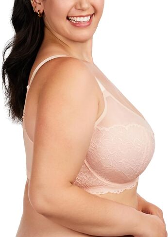 HSIA Minimizer Bras for Women, Full Coverage Lace Bra for Heavy Breasts Unlined Bras with Underwire, Black 40DD in Saudi Arabia