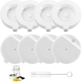 Dog Water Dispenser Filter Replacement, 8PCS Pet Water Fountain Filters For 3.6L/4.6L/6L/8L Automatic Pet Waterer, Water Feeder Filter for Cat and Dog