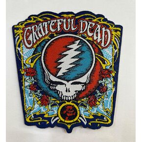 C&D Visionary Grateful Dead SYF Art Patch, Red, Blue, White