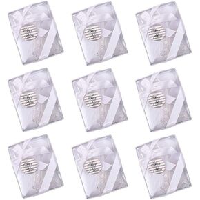 Metal Cross Bookmarks Bookmark Favors Book Lovers Wedding Favors with Gift Boxed Silver Pack of 9