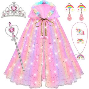 Toddler Toys for Girls,Princess Dresses for Girls Toys for 3 4 5 6 7 8 9 Year Old Girls,Princess Dress Up Clothes
