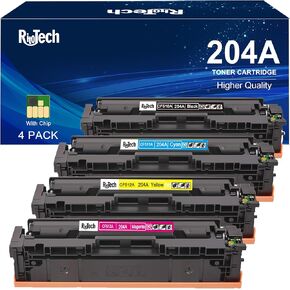 204A Toner Cartridge,Compatible for HP 204 A CF510A CF511A CF512A CF513A for HP Color Laserjet Pro MFP M180nw M180n M154nw M154a MFP M181fw Printer, Black Cyan Yellow Magenta ( 4 Pack )