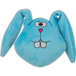 Godog Action Plush Blue Bunny Animated Squeaky Dog Toy ، Chew Guard Technology - Blue ، مقاس واحد