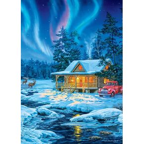 Buffalo Games - Darrell Bush - Evening Performance - 500 Piece Jigsaw Puzzle for Adults -Challenging Puzzle Perfect for Game Nights - Finished Size is 21.25 x 15.00